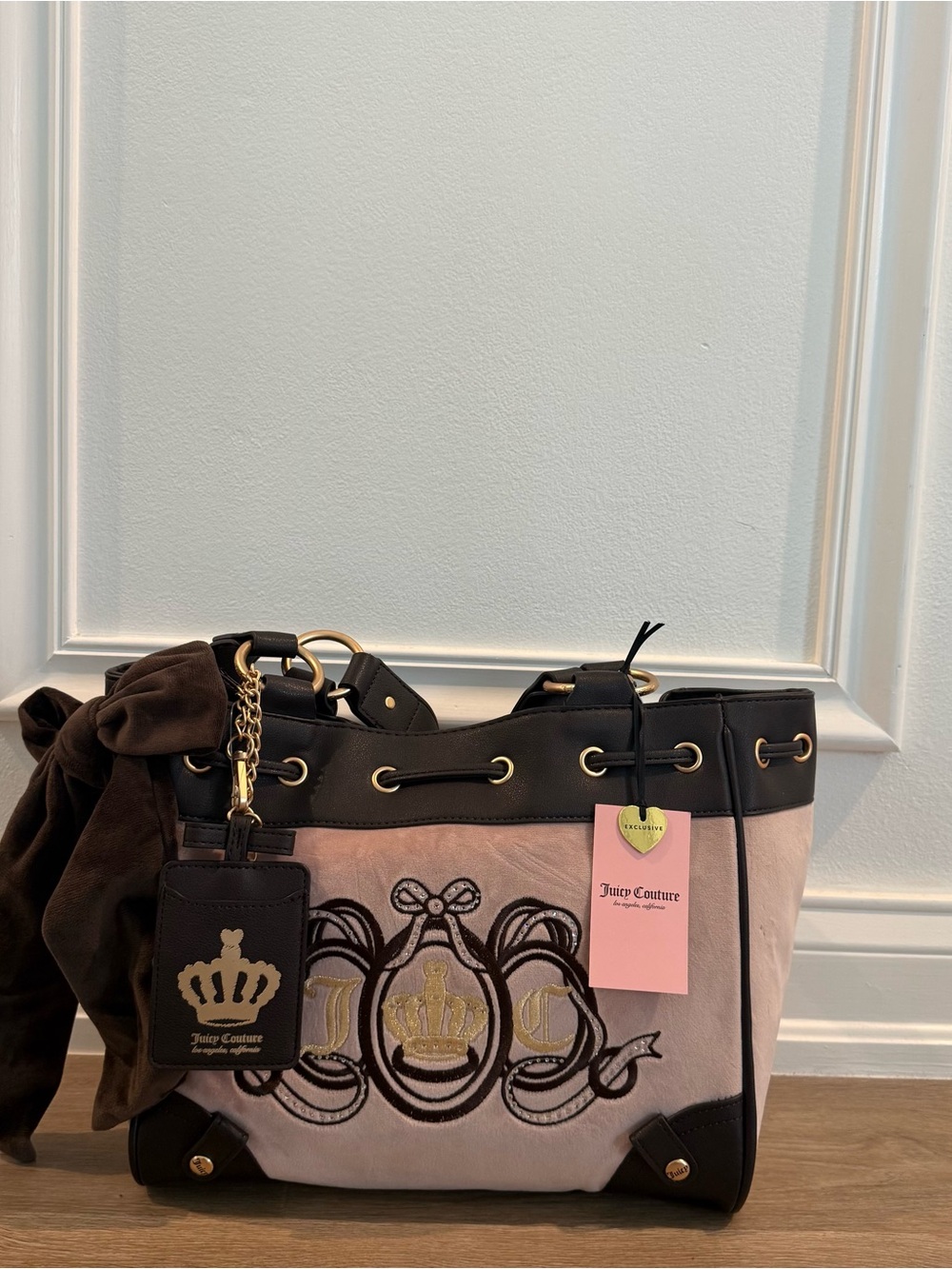 Juicy Couture Classic Juicy Lovers Club Daydreamer Tote Dusty Blush